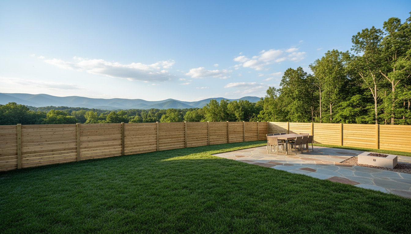 Modern Fence Designs in Staunton, VA for Stylish Outdoor Spaces