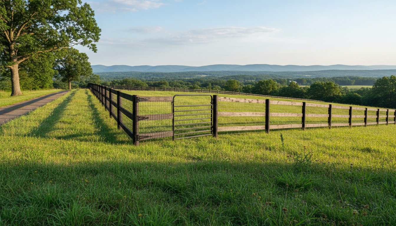 Professional Fence Installers in Staunton VA Handle Challenging Terrain with Ease
